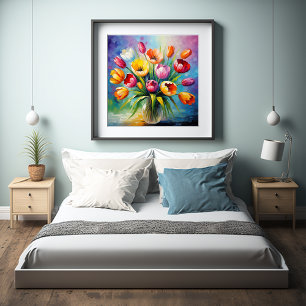 Arrangemang Blommigt för radians Poster