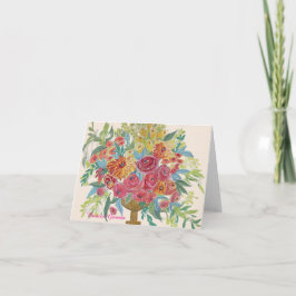 Arrangemang Blommigt/Hälsning Helgkort