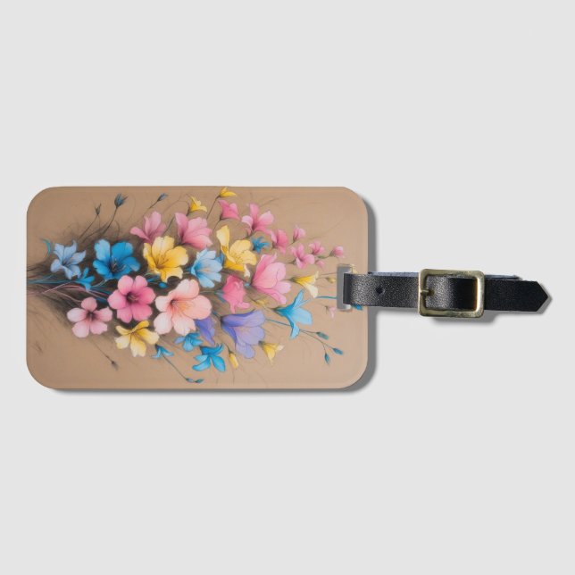 Arrangemang Blommigt i blomman Bagagebricka (Framsida horisontal)