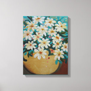 arrangemang daisy canvastryck