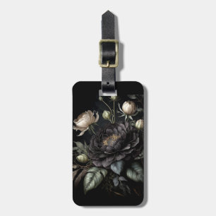 Arrangemang svart blomma från Gothic Ro Bagagebricka