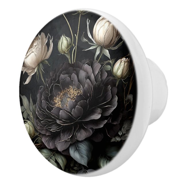 Arrangemang svart blomma från Gothic Ro Knopp (Höger)