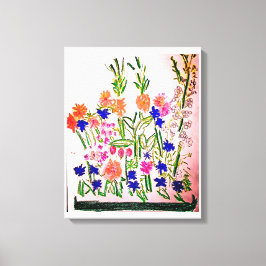 Arrangemangt lodrät canvastryck