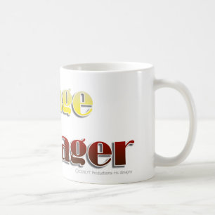 Arrangera chefen (text endast) kaffemugg