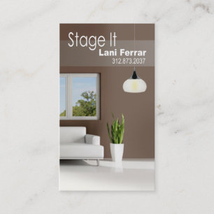 "Arrangera det" den hem- stageren, den inre Visitkort