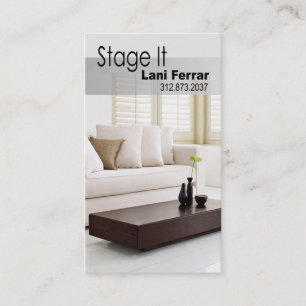 "Arrangera det" den hem- stageren, den inre Visitkort