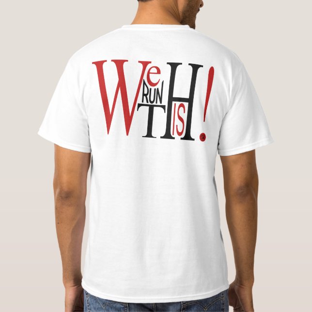 ARRANGERA GRADVIS VI FLFC SKYDDAR - VI KÖR DENNA! T SHIRT (Baksida)