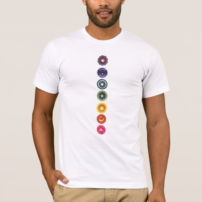 Arrangera i rak linje T-tröja Tee (Framsida)