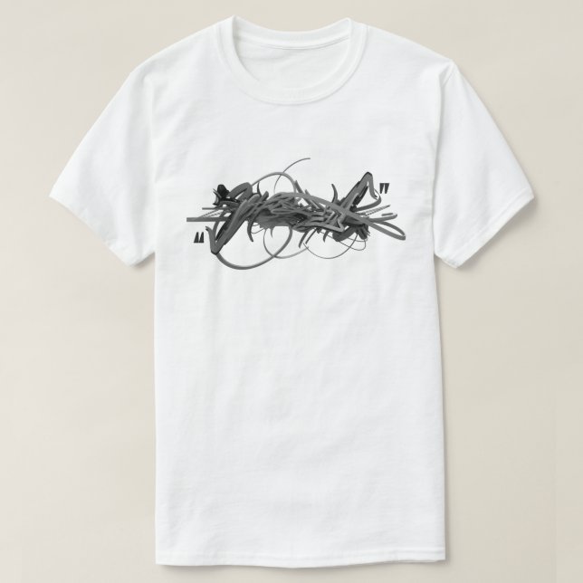 Arrangerad gradvis skjortadesign för grafitti t shirt (Design framsida)