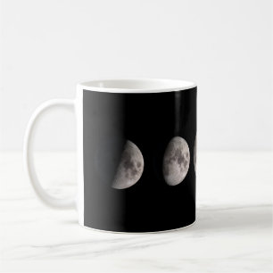 Arrangerar gradvis av månen kaffemugg