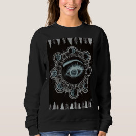 Arrangerar gradvis av måneögat t-shirt