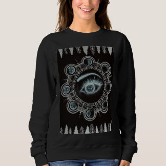 Arrangerar gradvis av måneögat t-shirt
