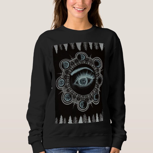 Arrangerar gradvis av måneögat t-shirt (Framsida)