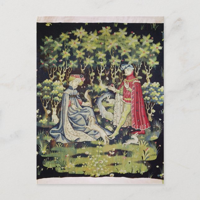 Arras Tapestry, Hjärterbjudande Vykort (Framsida)