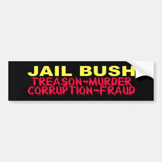 Arrest Bush Bildekal (Framsidan)