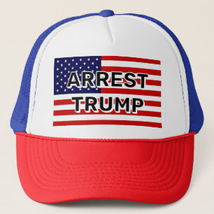 ARREST TRUMP (du kan ändra ord) Keps