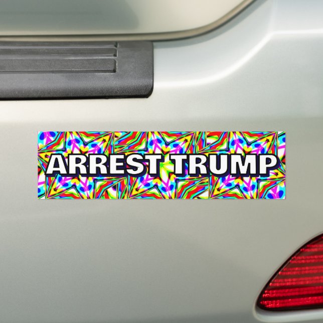 ARREST TRUMP (you may change the words) Bildekal (På Bil)