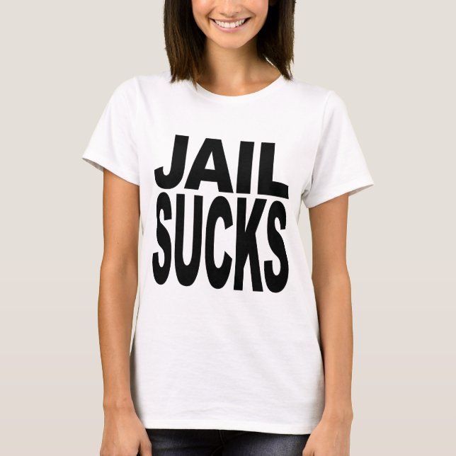Arresten suger t shirt (Framsida)