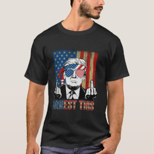 Arrestera den amerikanska Flagga Lustigt 2024 Ta A T Shirt