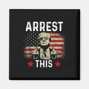 Arrestera denna trump 2024 dömde Felon Trump Arres Magnet