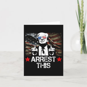 Arrestera trumpetsen Finger Pro Trump 2024 Kort