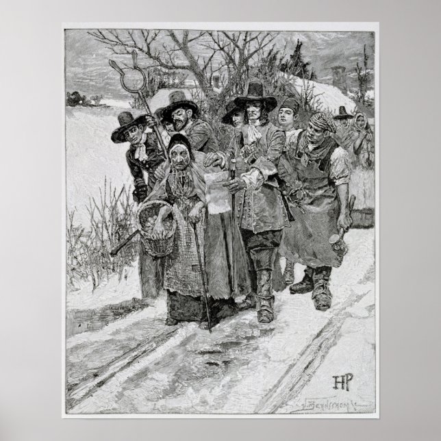 Arrestering av ett Witch Poster (Framsidan)