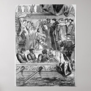Arresteringen av Anne Boleyn Poster