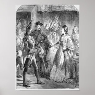 Arresteringen av Caroline Matilda Poster