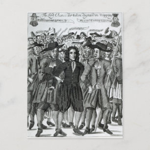 Arresteringen av domare Jeffreys 1689 Vykort