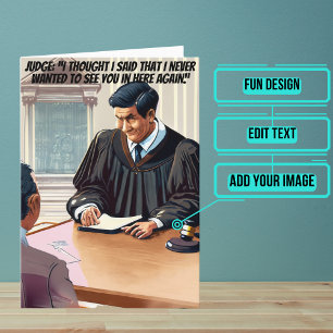 Arresteringsansvarig Funny Polisdag Kort