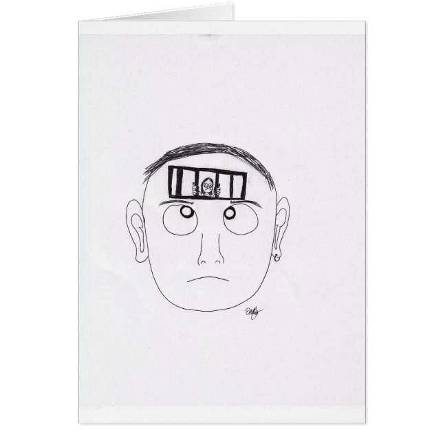 Arresttid Hälsningskort (Framsidan)