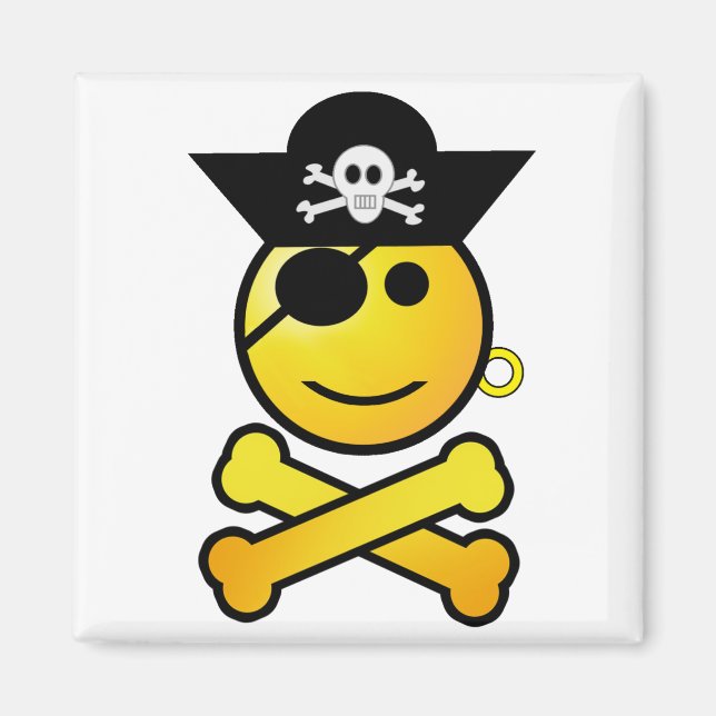 ARRGH - Emoticon Pirat Magnet (Framsidan)