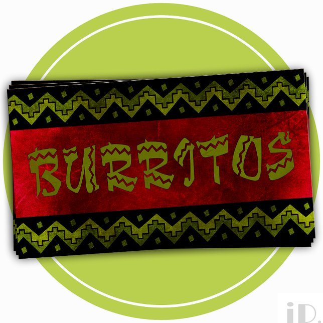 arriba burittos (slagit förmånskort) lojalitetskort (Skapare uppladdad)