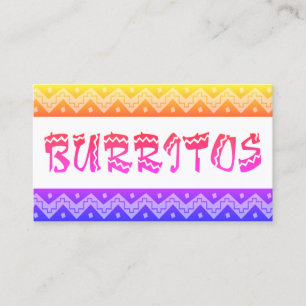 arriba burittos (slagit förmånskort) lojalitetskort
