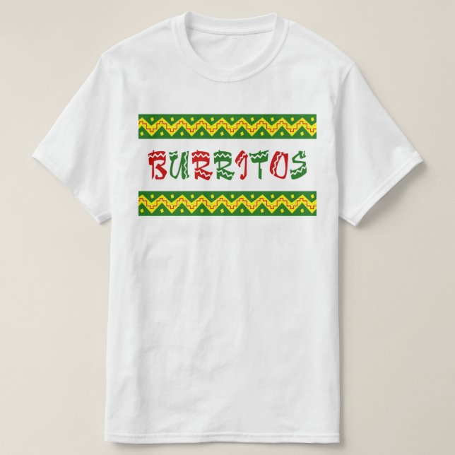 arriba burritos t shirt (Design framsida)