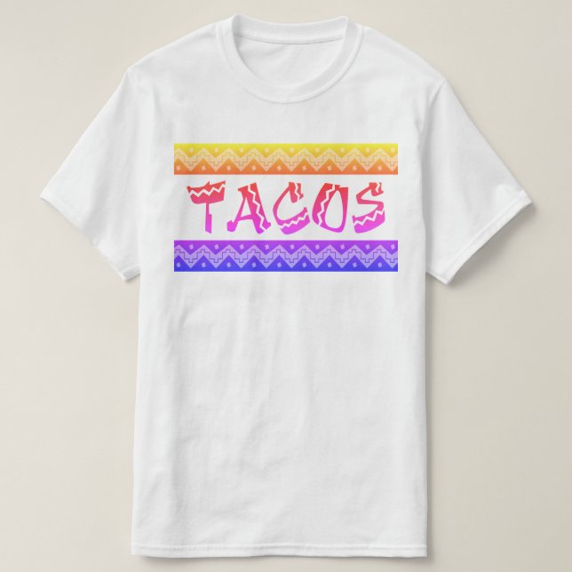 arriba tacos t shirt (Design framsida)