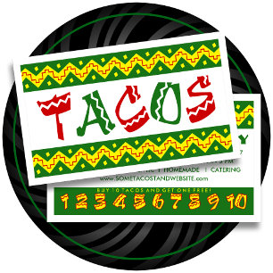 arribatacos (lojalitetstansmaskinkortet) lojalitetskort