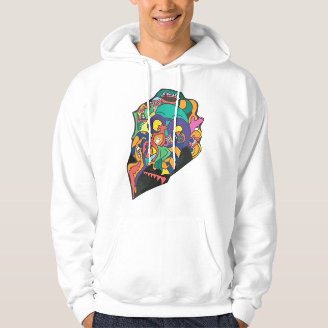 Ärrigt Ansikte Hoodie (Framsida)