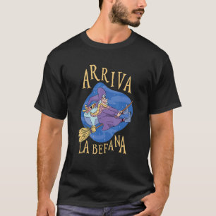 Arriva La Befana italiensk jul Buona Befana T Shirt