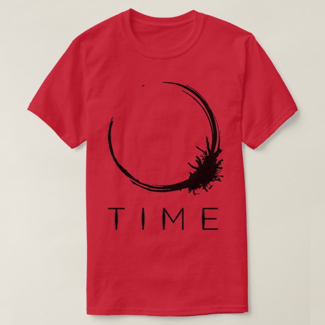 Arrival Time black T Shirt (Design framsida)