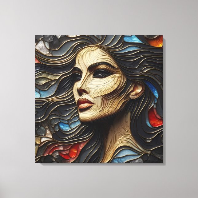 Arrogance Unveiled - AI igen Canvastryck (Framsida)