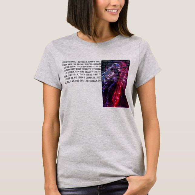 Arrogant Queen's Whisper - Power & Confidence T Shirt (Framsida)