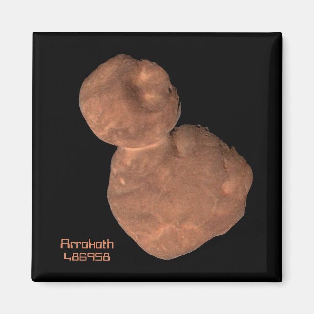 Arrokoth Kuiper Bälte Object Magnet (Framsidan)