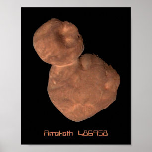 Arrokoth Kuiper Bälte Object Poster