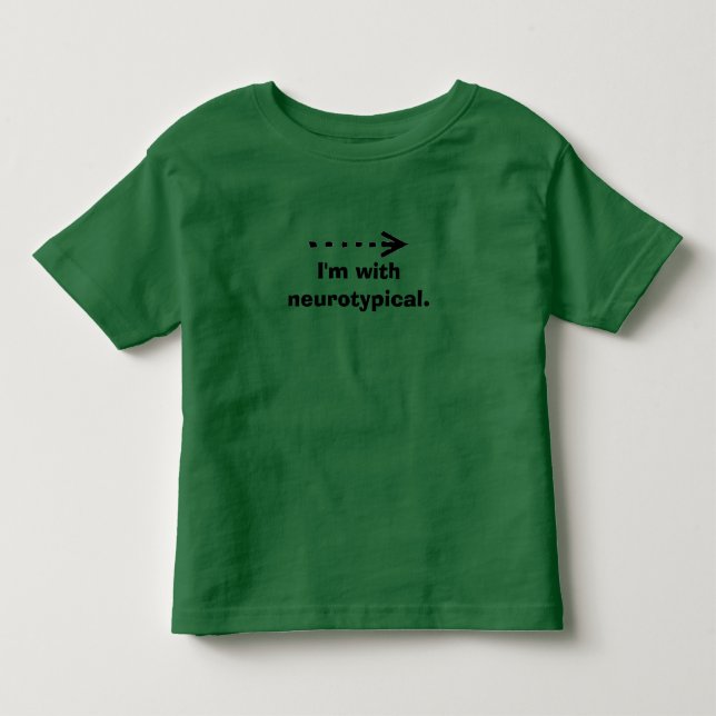arrow-2-~-arrow2 I-förmiddag withneurotypical. T-shirt (Framsida)