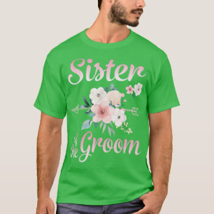 Arrow Blomma Glad Brudgummens Syster Brud Husba T Shirt