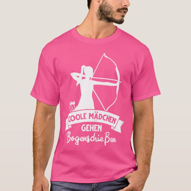 Arrow Bow Archery Coola Girls Walking Archery T Shirt (Framsida)
