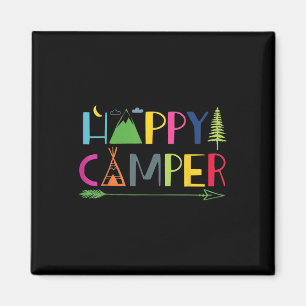 Arrow Camper Lycklig, sommarlägercamping Gift Mana Magnet