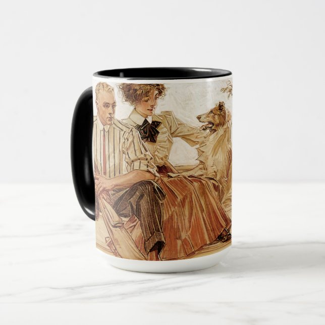 Arrow Collar advertisement, 1910 by Leyendecker Mugg (Framsida vänster)