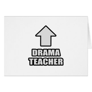 Arrow Drama Teacher Hälsningskort